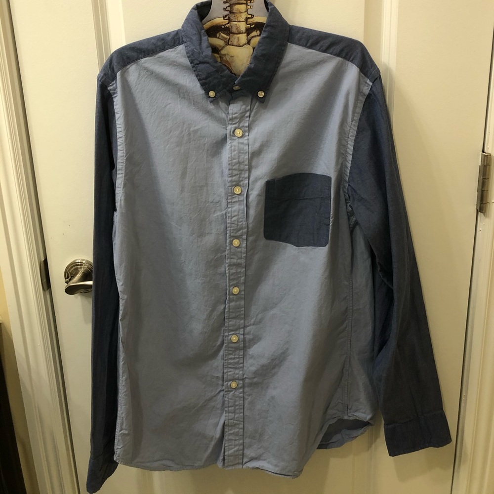 J. Crew Men’s S Colorblock Oxford Shirt